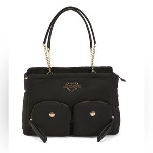 LOVE MOSCHINO Black Nylon